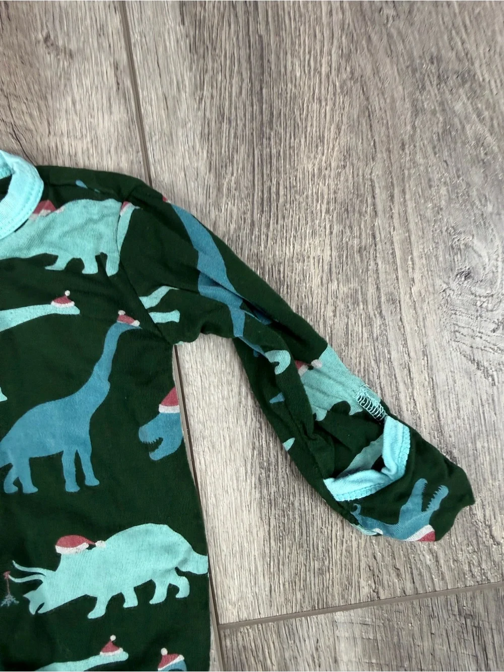 KicKee‎ Kids Green Dinosaur PJs
